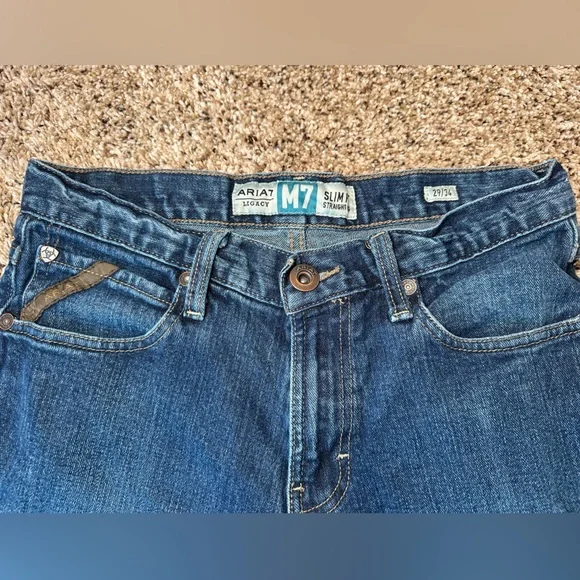 Ariat‎ Legacy M7 Slim Straight Women’s Jeans 29x34 AS-IS - Picture 2 of 5